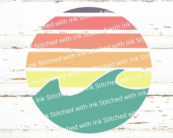 Wave Svg, Waves Svg, Ocean SVG, Sunset Svg, Beach Png, Ocean Png, Beach Svg, Lake Svg, Wave clipart, Summer Svg, Summer time Svg, PNG