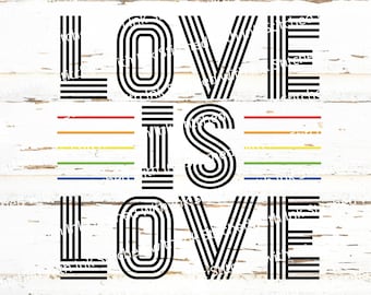 LGBT-svg, liefde is liefde png, Gay Pride Svg, Pride Png, liefde is liefde svg, Pride Svg, Pride Rainbow Svg, gelijkheid Svg, liefde is liefde shirt