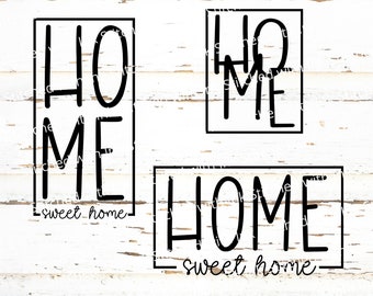Home Sweet Home SVG - Home Svg Bundle - Doormat Svg - Home Sweet Home Sign - Home Svg - House svg - Farmhouse sign Svg - Realtor svg