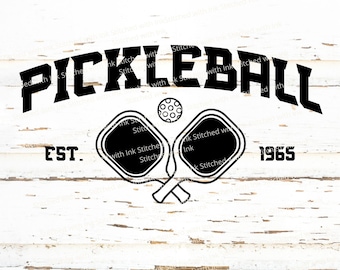 Pickleball svg, pickleball shirt, pickleball cut file, Pickle ball paddle, pickleball sticker, pickleball art, pickleball clipart, PNG
