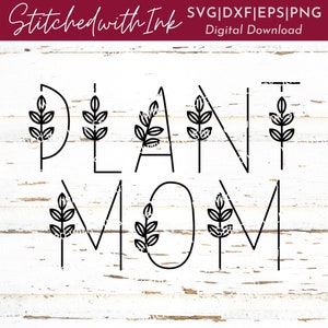 Plant Mom Svg, Pflanzenliebhaber Svg, Lustige Pflanze Svg, Crazy Plant Lady Svg, Gardening Svg, Plant Mom, Plant Lady Svg, Sarcastic Svg, PNG