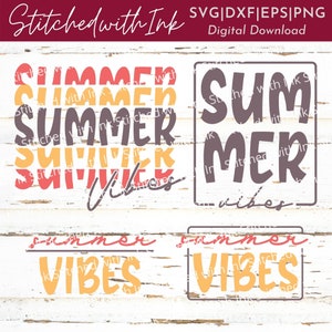 Sommer-Vibes-Svg, Sommer-T-Shirt-Svg, süße Sommer-Tees-Svg, Sommer-Svg-Bundle, Sommer-Sublimation, Sommer-Svg, Sommer-Shirt-Svg, Retro-Svg