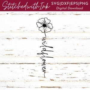 Wildflower Svg, Wildflowers Svg, Wildflower Png, Flower Svg, Floral Svg, Flower Sketch Svg, Wildflower shirt, flower bouquet svg, Boho Svg