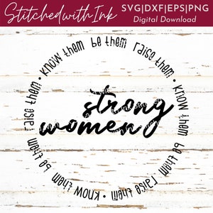 Mujer fuerte SVG - Fuerte SVG - Mujer Svg - Mamá Svg Dichos - Motivacional Svg - Mujeres fuertes Svg - Mamá Svg -Ella es fuerte Svg -Feminista Svg