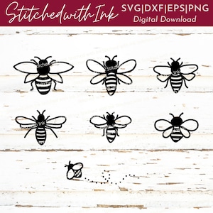 Bee SVG, Bumble Bee SVG, bijenkoningin SVG, Bee decor, baby Bee SVG, Bee overzicht SVG, Bee clipart, Bee PNG, imker SVG, Honey Bee SVG