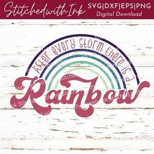 After the storm Svg - Rainbow baby Svg - Rainbow Svg - Storm Svg - After every storm there is a rainbow Svg - Rainbow Png - New baby Svg