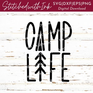 Camp Life Svg, Camping Svg, Camping Life Svg, Camp life Png, Tree Svg, Camp Svg, Adventure Svg, Happy camper Svg, Mountain Svg