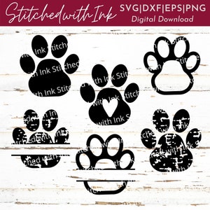 Paw Print Svg, Bobcat Paw Svg, Dog Paw Svg, Paw Svg, Dog Paws Svg, Tiger Paw Svg, Paw Print Png, Paw Print Decal, Paw Prints Svg, Hond Svg