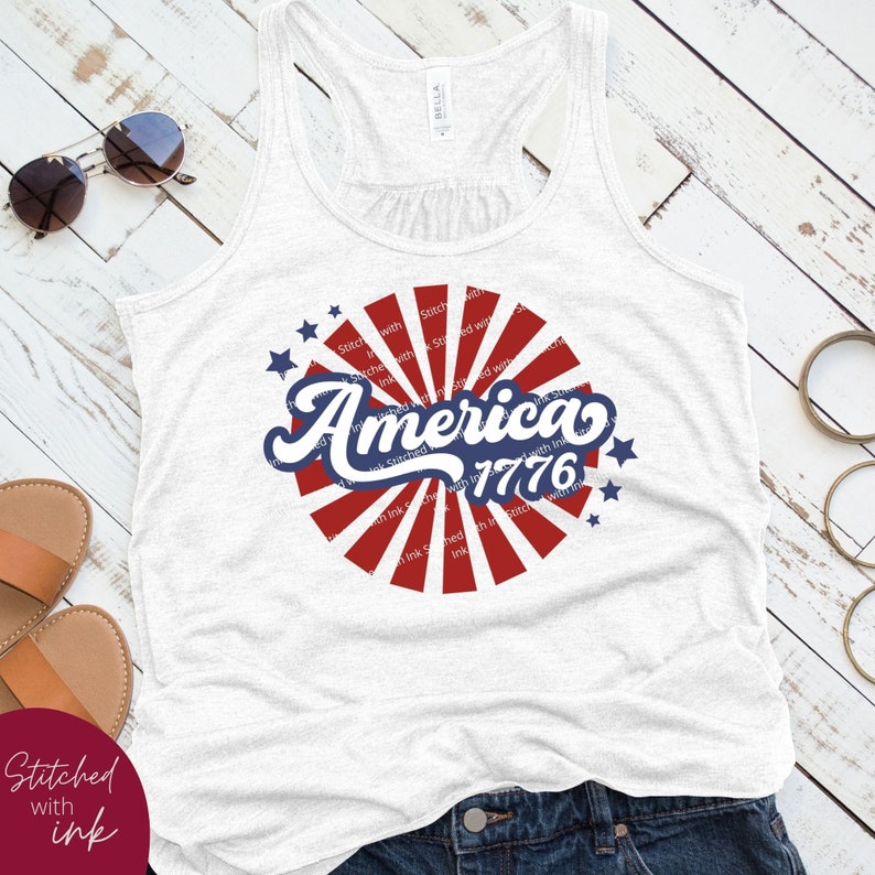 1776 Svg American Svg Retro Svg Patriotic Svg 4th of July | Etsy