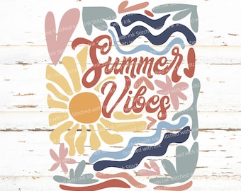 Summer Vibes Png, Summer tshirt Svg, Groovy Summer Tees, Summer Sublimation, Summer Svg, Summer shirt Svg, Retro Svg