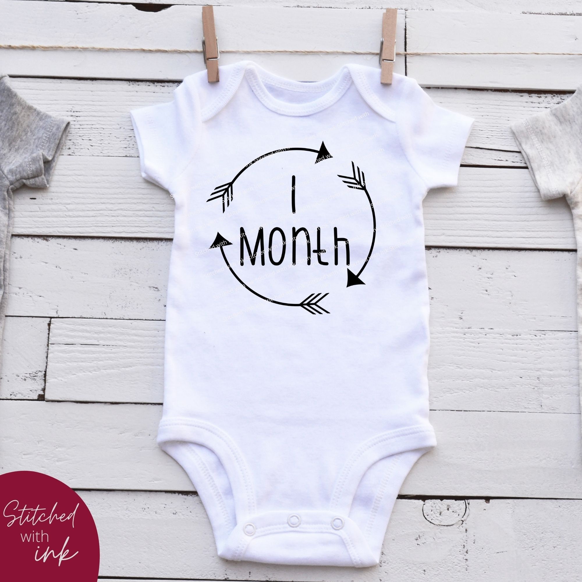 Baby Month SVG Baby Month Cut Files Baby Month Printable | Etsy