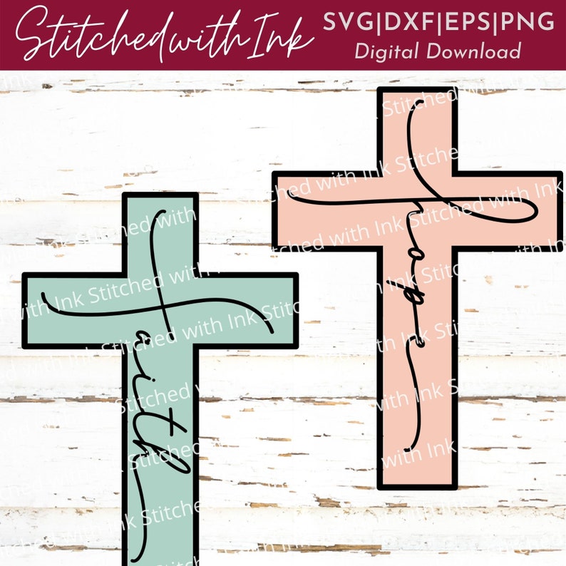 Cross Svg Faith Svg Christian Svg Blessed Svg Easter | Etsy