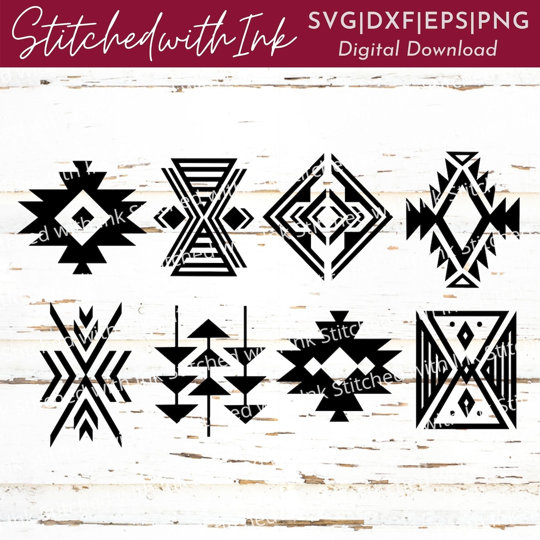 Tribal SVG, Aztec PNG, Arrow Svg, Aztec Svg, Glowforge Svg Files ...