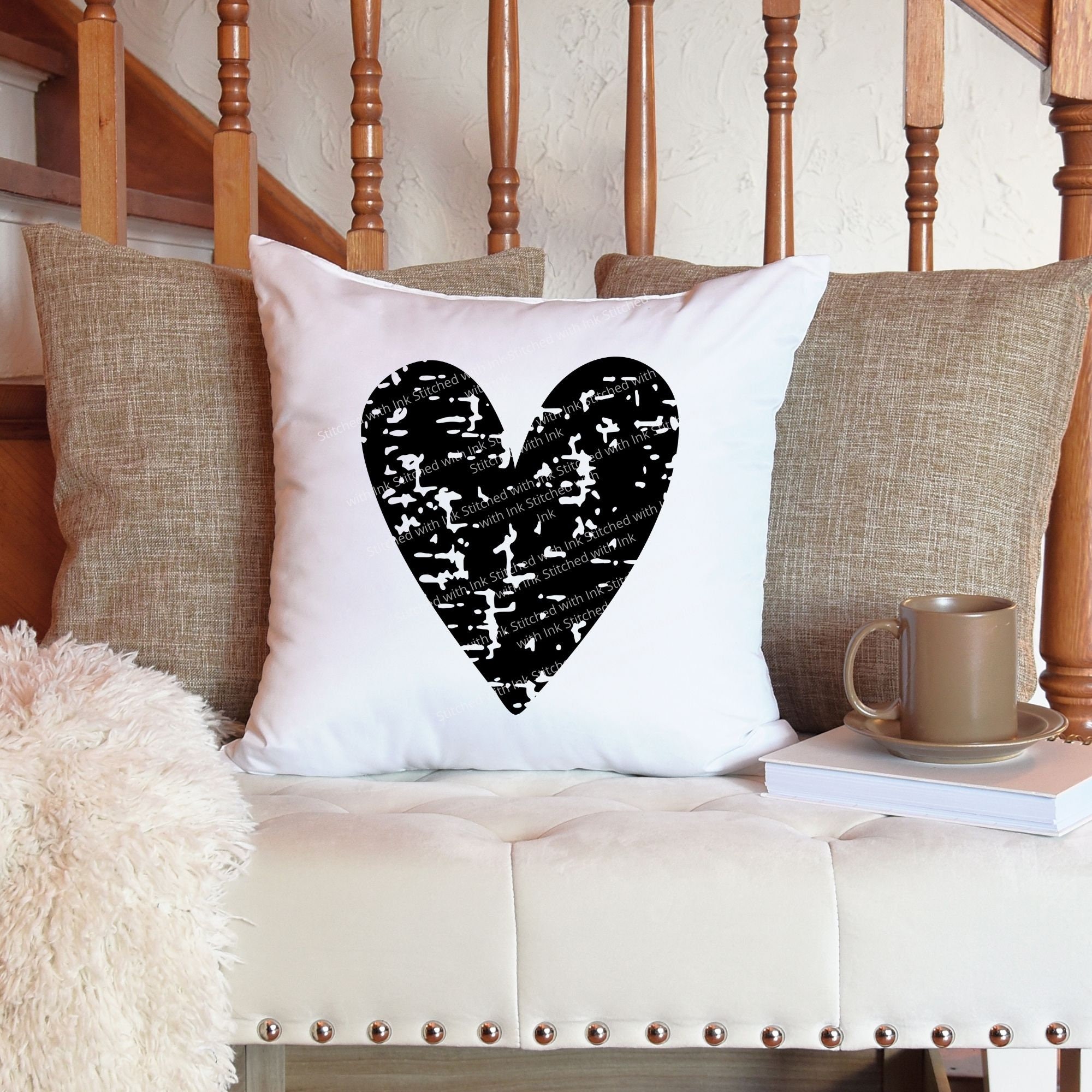 Broken Heart Svg, Grunge Heart Svg, Distressed Heart Svg, Mosaic Heart ...