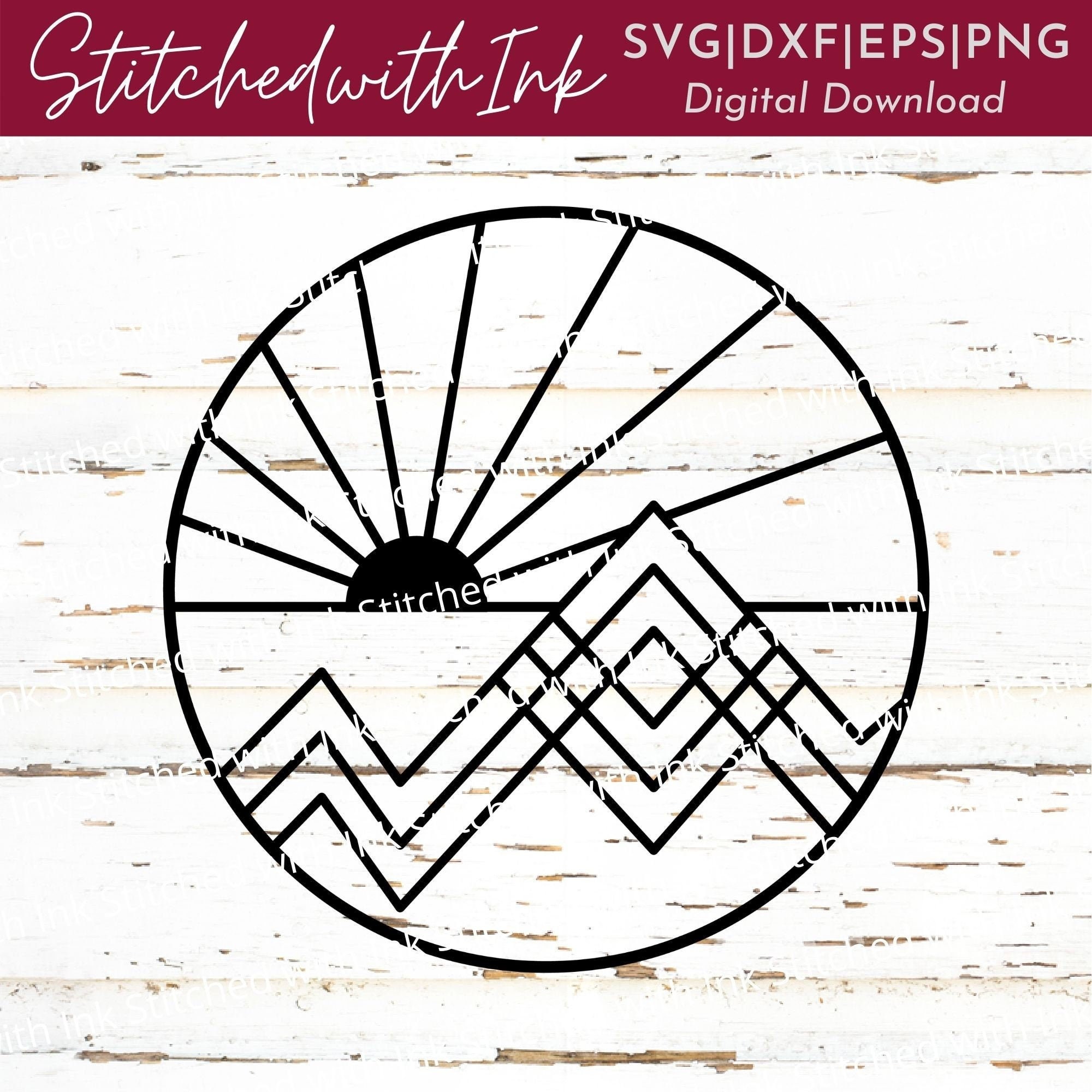 Free Free Geometric Mountain Svg 845 SVG PNG EPS DXF File