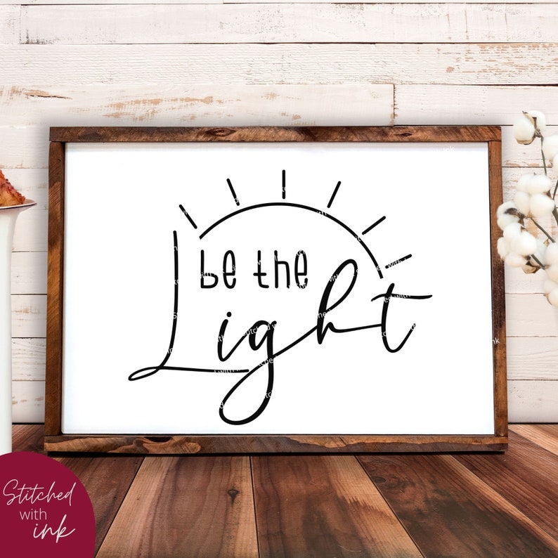 Be the Light SVG Bible Verse Svg Scripture Svg Be the Light | Etsy