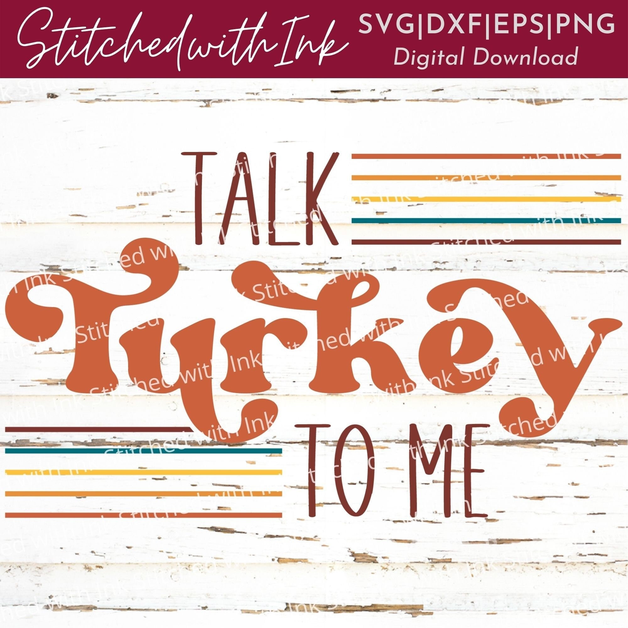 "Talk Turkey To Me" Thanksgiving Banner - Festive Holiday Decor For Mantle, Wall, Or Party - View #14