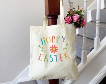 Sac fourre-tout de printemps de Pâques Hoppy