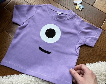 Eye Spy A Monster Baby and Toddler Halloween T Shirt