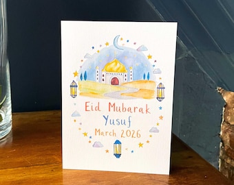 Eid Mubarak Personalised Eid Card