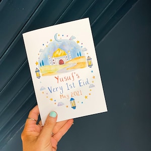 Prima carta personalizzata per l'Eid