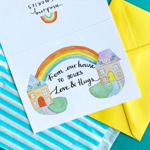 From our House To Yours Thinking Of You Greetings Card - New Home Card