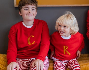 Personalised Initial Children's Christmas Sweatshirt