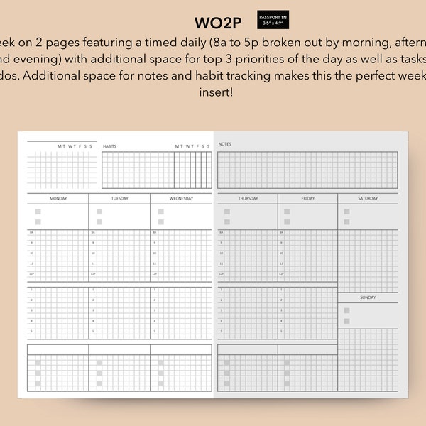 Trackers for Passport Planner - Etsy