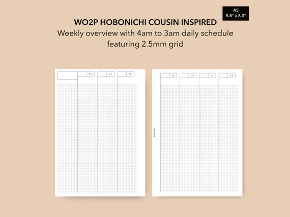 2024 (Spring) Hobonichi Techo Cousin Book [A5 Size], 11/08/2023