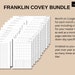 A5 Franklin Covey Bundle, Printable Franklin Covey System Inserts, A5 ...