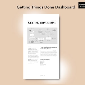 Standard TN Få saker gjorda instrumentpanel (digital nedladdning)