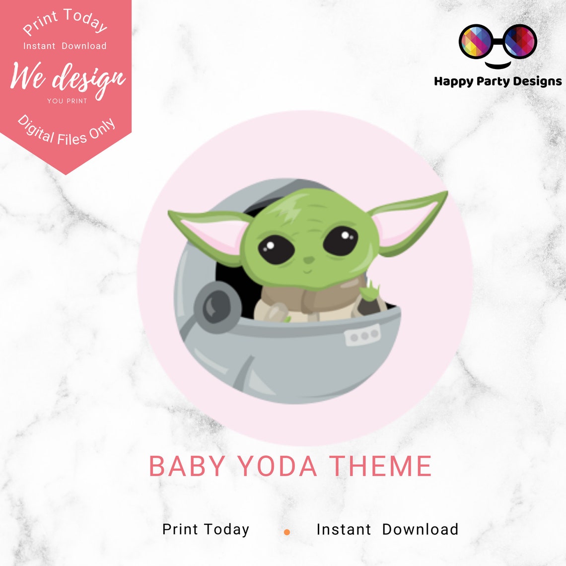 Baby Yoda Cake Topper Printable Printable Word Searches