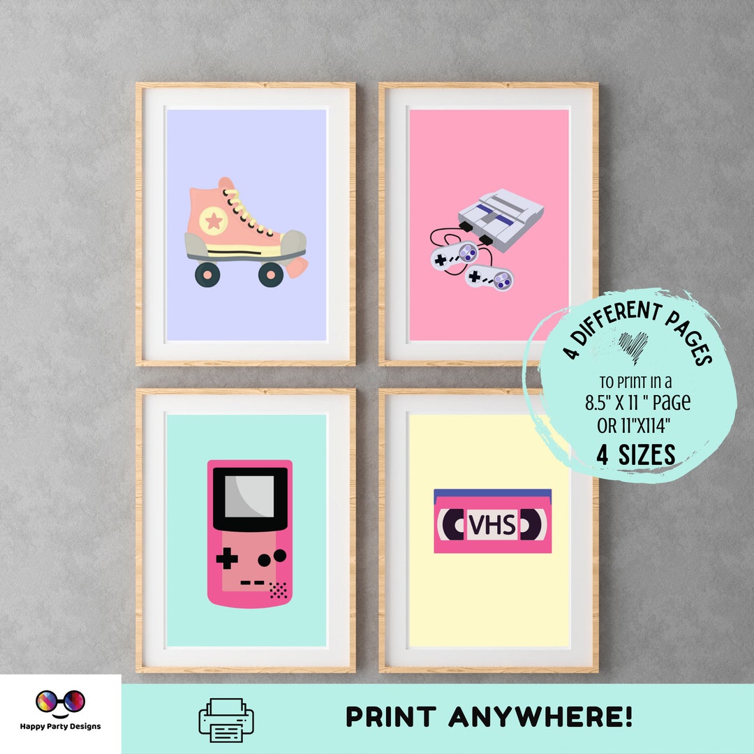 90s Printables 90s Wall Decor Printable Wall Art Instant - Etsy