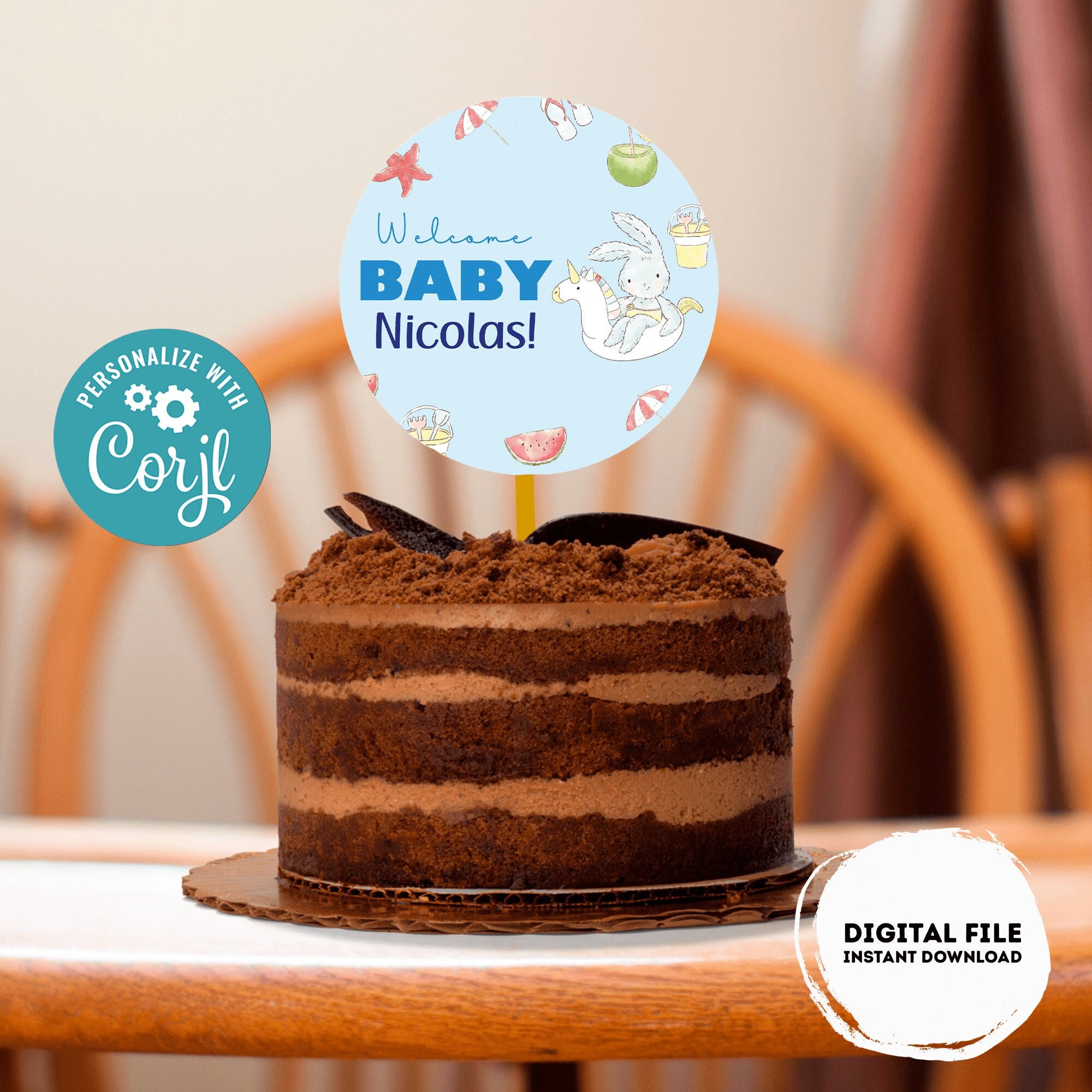 Baby Boy Cake Bash Etsy
