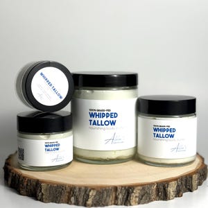 Whipped Tallow Butter | 20+ Fragrances | Grass-Fed Beef Tallow | Nourishing Moisturizer for Face & Body | Natural Skincare