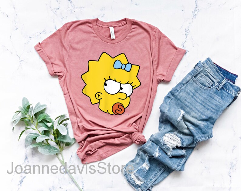 The Simpsons Shirts Maggie Simpson Angry Big Face T-Shirt