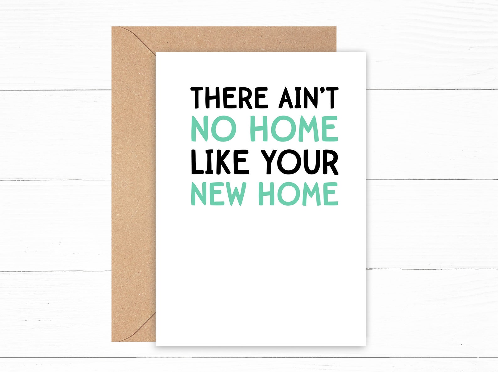 Funny New Home Greeting Card House Warming Gift New House Etsy