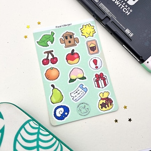Pixel Villager Matte Vinyl Sticker Sheet