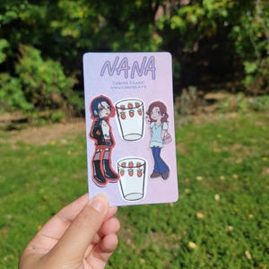 Nana & Hachi Sticker Set | Glossy Aesthetic Anime Stickers Handmade