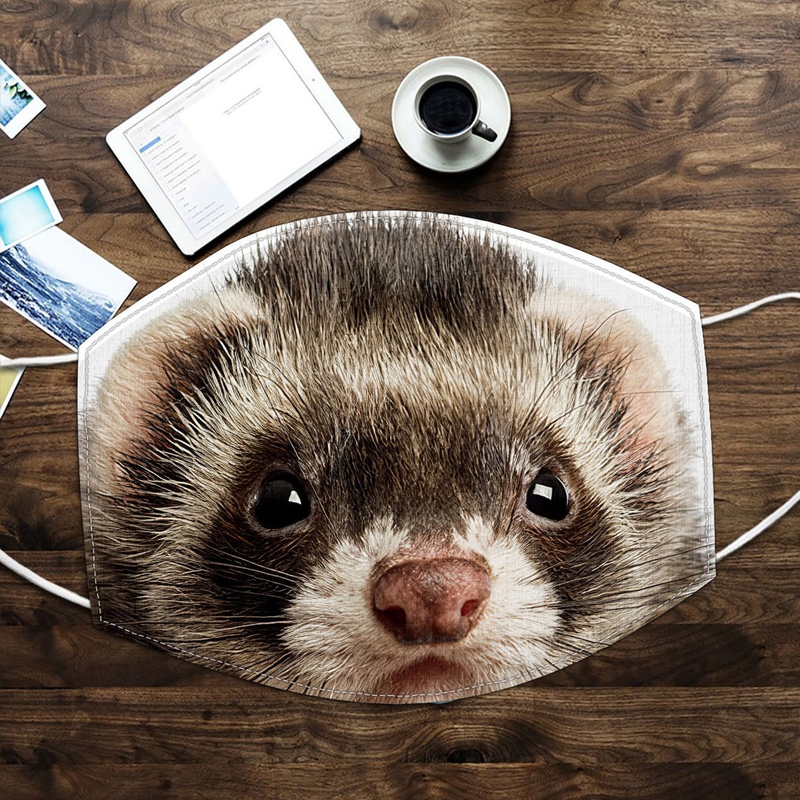 FERRET FACE MASK Pets mask Animals Mask Gift for Boys Mask Etsy