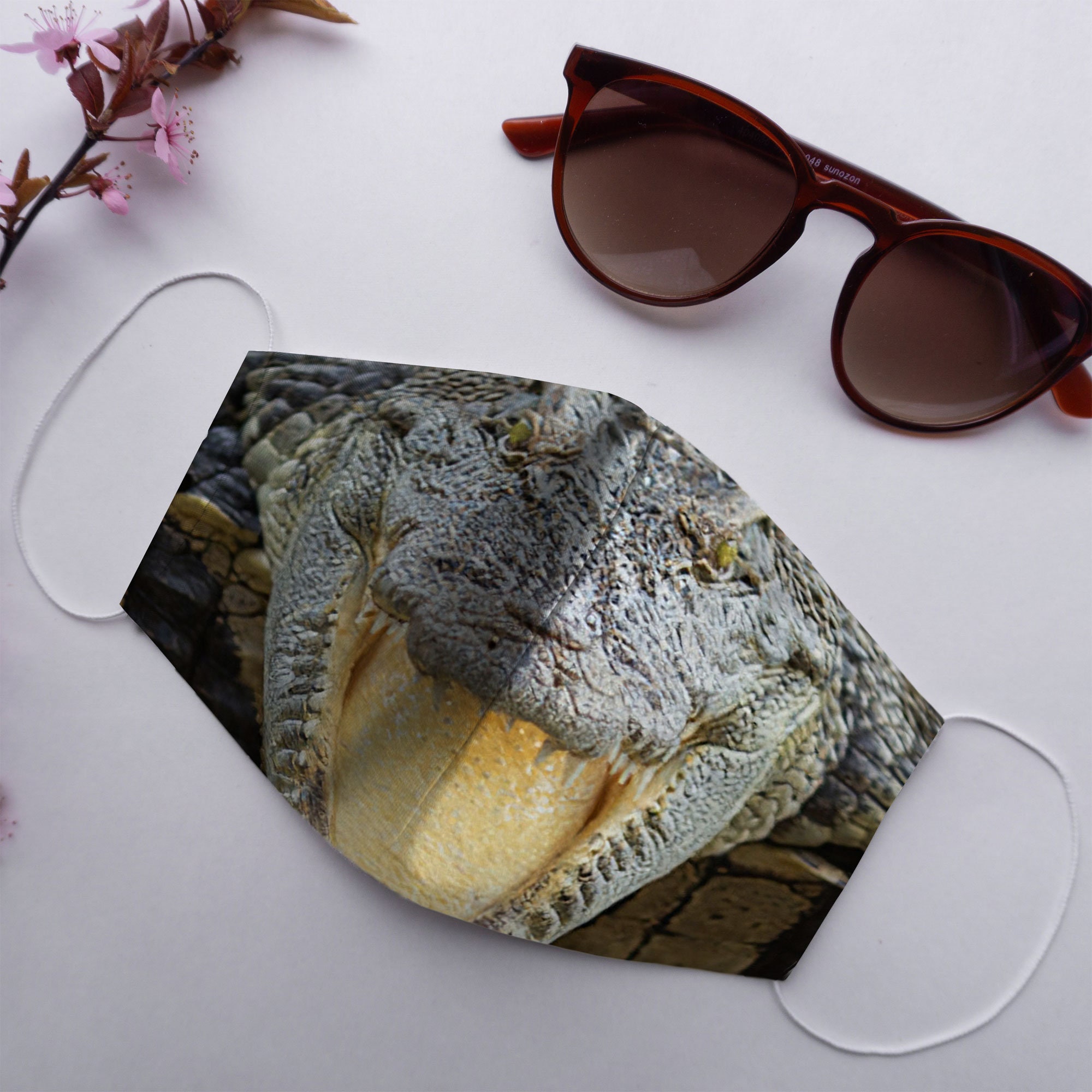 ALLIGATOR 2 FACE MASK Cotton Face Mask Custom Mask Mask 3 Etsy