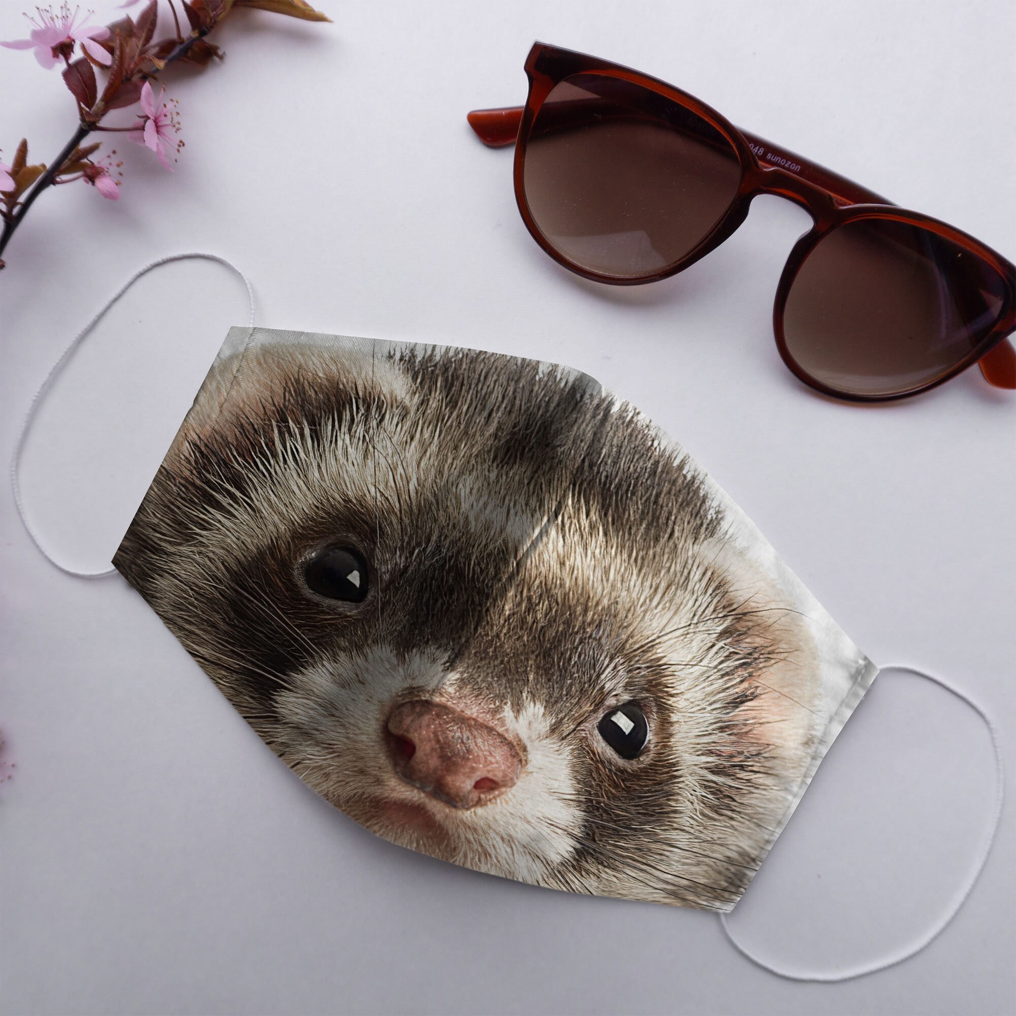 FERRET FACE MASK Pets mask Animals Mask Gift for Boys Mask Etsy