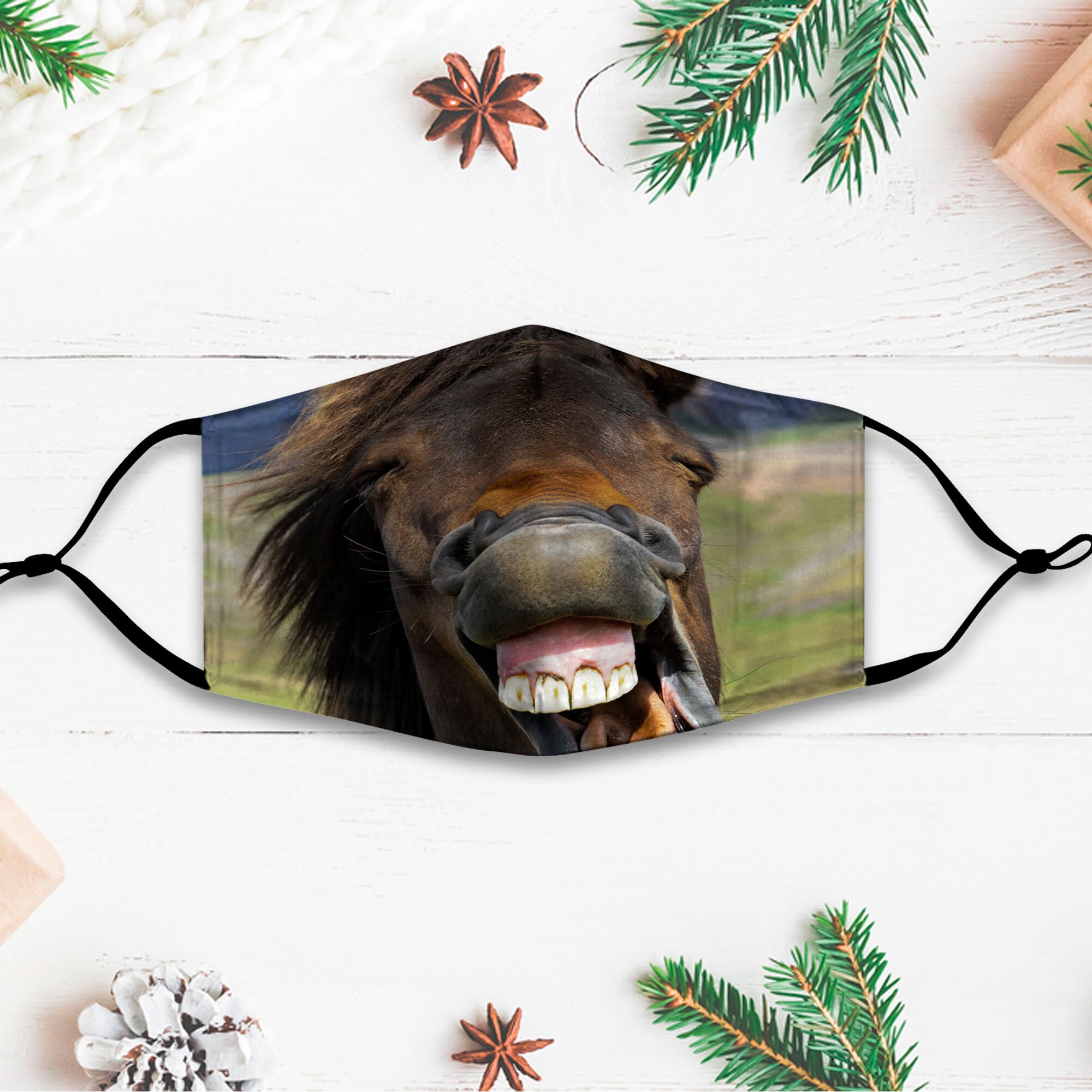 HORSE FACE MASK Gift for Girls Quarantine Gift Gift for Etsy