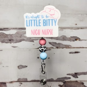 NICU Nurse Badge Reel | L&D Nurse Bade Reel | Little Bitty Badge Reel