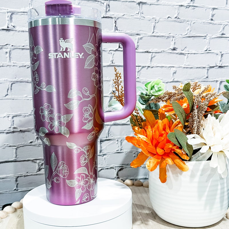 Pink Cherry Blossom Stanley Cup - Etsy