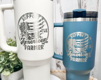 Servicio de grabado personalizado en un vaso de 30 oz o 40 oz