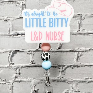 NICU Nurse Badge Reel | L&D Nurse Bade Reel | Little Bitty Badge Reel bild 3