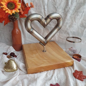 Metal heart wood