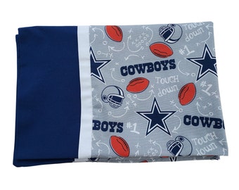 Dallas Cowboys Set mit 2 Queen-Kissenbezügen, 49,5 x 73,7 cm. Geschenk für Papa, Team, Fußball, Queen-Kissenbezug