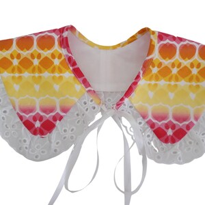 Girl Detachable Collar Lace retro victorian collar,Peter pan collar, frill collar,Pelgrim outfit oversize collar Ruffle collar, bib collar
